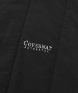 Authentic Logo Quilted Half-Zip Sweatshirt Black