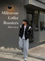 Tus rivet fleece sweat pants