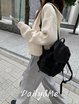 クロップド フーデッド カーディガン(3color)