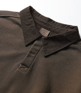 26SS★ Lazy Field Pigment Collar Sweatshirt