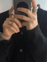 ASCLO Burgundy Cross Ring