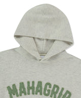 TWILL CUT OFF APPLIQUE HOODIE