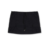 ナイロンミニスカート (Black)
