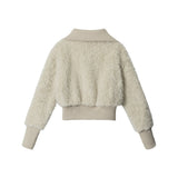 Teddy Fleece Collar Jumper