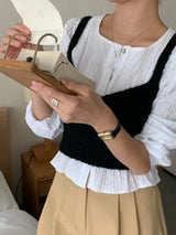 ラフェター ウール ビスチェ