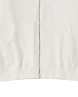 25FW AC BEAR BASIC LOGO HOODIE ZIP UP CREAM