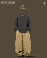 OA Dot Curved Wide Pants