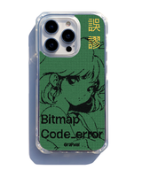 ビットマップノイズエラーマグセーフバンパージェリーハードケース