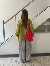 チェック バルーンカーゴパンツ