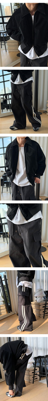 [Unisex] トラックスエードカーゴパンツ(3color)
