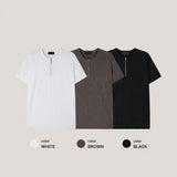 LMN ブークレセミマッスルハーフジップショートスリーブ (3 colors)