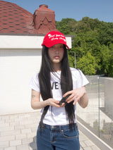 Lucky Clover Cap-Red