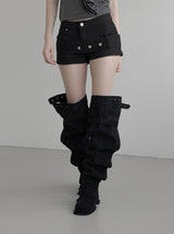 Trick Belt Cotton Shorts