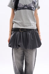Carroll balloon banding mini skirt