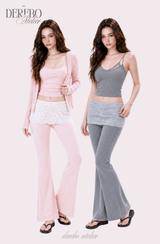 Racing Stretch Flare Soft Pants