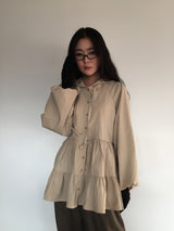 Recommended ライブフードラッフルブラウス (3color)
