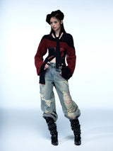 Emoha cosmo lady printed punk long shirt