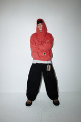 Signature Lettering Hoodie (Calypso-coral)