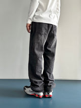 Kane Teen ウォッシュ加工ワイドデニムパンツ 2C