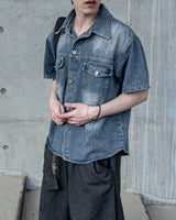 Weather Half Denim Jacket