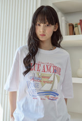 26SS★ Blue Anchor Short Sleeve Tee