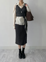 Ale Wrap Knit Bustier