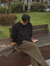 ASCLO Terry Round Cardigan (3color)