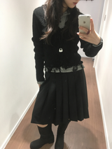 YWD PLEATS SKIRT (2color)