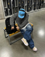 CC knit coloring hood T (3C)