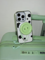 Lime choco button tok (Round), Basic