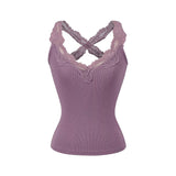 Alessa Lace Cross Camisole