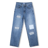 15 patchwork & distressed denim pants
