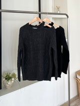Leel Shoulder Slit Knitwear (3 colors)