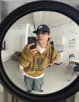 No.0931 LVN velvet hood ZIP-UP (3color)