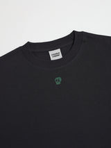 グリースカルTシャツ - チャコール