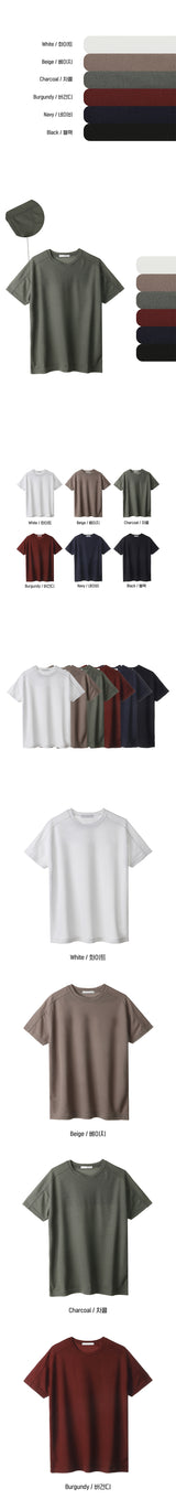 [S/S] Shoulder point muscle half t-shirts(6color)