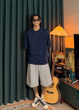 Light One-Tuck Bermuda Shorts 4COLOR