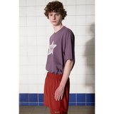 LOGO NYLON SHORT / BRICK