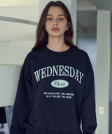 Signature Semi-Crop Sweatshirt_Navy