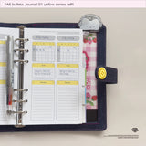 A6 bullets journal 01 yellow series refill