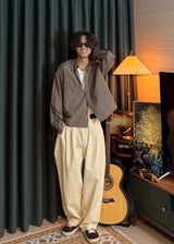 Layered Fall Cropped Check Shirt 3COLOR