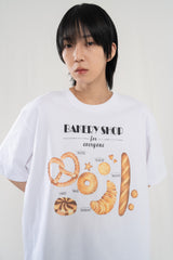 ベーカリーショップハーフスリーブTシャツ
