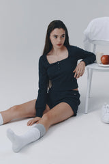 ESSENTIAL TOP (NAVY)