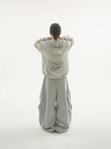 By hood check shirt -3C