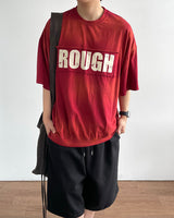 フォルディングプリントショートスリーブTシャツ