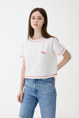 WM_オレンジステッチTシャツ