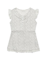 FLOWER LACE SLEEVELESS(WHITE)