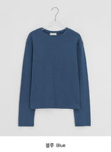 Dolde Color Round Long Sleeve T-Shirt