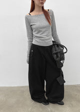 [MADE] Peacock Balloon Cotton Pants
