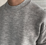  All Day Fire Wool Blend Round Knit